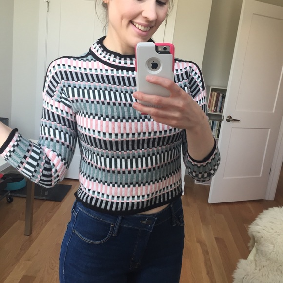ASOS Cropped High-Neck Sweater - Picture 2 of 9